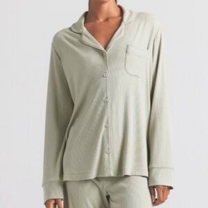 SKIMS Soft Lounge Long Sleeve Sleep Top in Talc